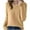 Khaki, variant on Admvng Sweaters for Women Solid Color Long Sleeved V-neck Knitted Sweater Thin Cardigan Sweater Top, Size S-2XL