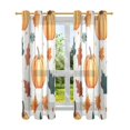 thumbnail image 7 of Yayeee Window Curtains Set of 2 for Living Room Light Filtering 63"x42", Pumpkins Pattern, 7 of 7
