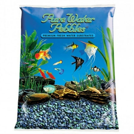 UPC: 0029904705156 | Pure Water Pebbles Aquarium Gravel – Blue Lagoon – 5 lbs (3.1-6.3 mm Grain)