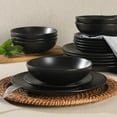 thumbnail image 2 of Juego de vajilla Gibson Home Bethel Ceramic Gres, 18 piezas, 2 of 6