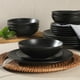 thumbnail image 2 of Juego de vajilla Gibson Home Bethel Ceramic Gres, 18 piezas, 2 of 6