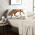 thumbnail image 6 of Balery Cowboy Riding Horse Bedding Queen Pillow Cases - Envelope Closure - Soft Brushed Microfiber Fabric - Shrinkage and Fade Resistant Pillow Cases-20"x30", 6 of 6