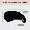 thumbnail image 4 of Kitsch Super Absorbent Microfiber Hair Towel Wrap, 1 Count, 4 of 9