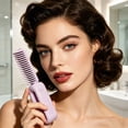 thumbnail image 5 of Portable Foldable Mini Hair Straightening Comb, Wireless Rechargeable, Digital Temperature Control, Negative Ion, Heated Teeth for Damage-Free Styling, 5 of 5