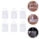 thumbnail image 3 of 6 unids práctica bolsa de asas transparente exquisito bolsas de asas de plástico PVC bolsa de asas, 3 of 6