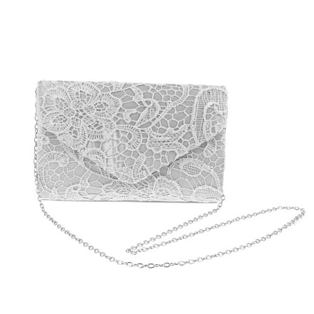 Handbag Evening Lace Cloth Gifts for Her Wife Clutch Banquet Miss Dropshipping White