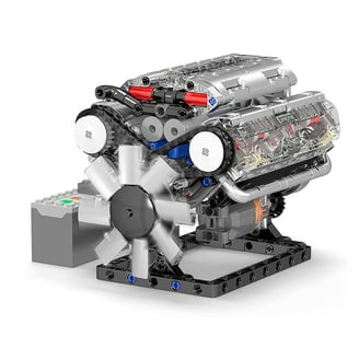 レゴV8エンジン　8シリンダー GZBrick V8 Engine Building Sets 8-Cylinder Visible Compatible with