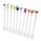 thumbnail image 3 of 202410 piezas de palitos de cóctel transparentes para mezclar y mezclar, palitos de acrílico para mezclar bebidas para cenas pequeñas Cuchara de camarero, 3 of 5