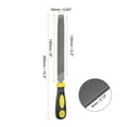 thumbnail image 2 of Uxcell Horseshoe File 6 Inch 3mm High Carbon Steel Single Cut Flat Hand Rasp File with Plastic Handle, 2 of 6