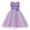 Purple, variant on Scyoekwg Toddler Girls Dresses Girls Floral Princess Bridesmaid Pageant Gown Birthday Party Wedding Dress Purple 2-3 Years