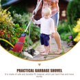 thumbnail image 2 of HLONK 2pcs Stainless Steel Dustpan Garbage Dustpan Home Cleaning Dustpan Refuse Container, 2 of 8
