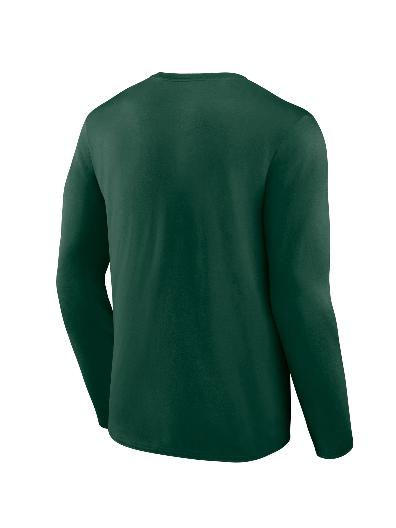 NCAA Miami Hurricanes Men's Cotton Green Long Sleeve T-Shirt