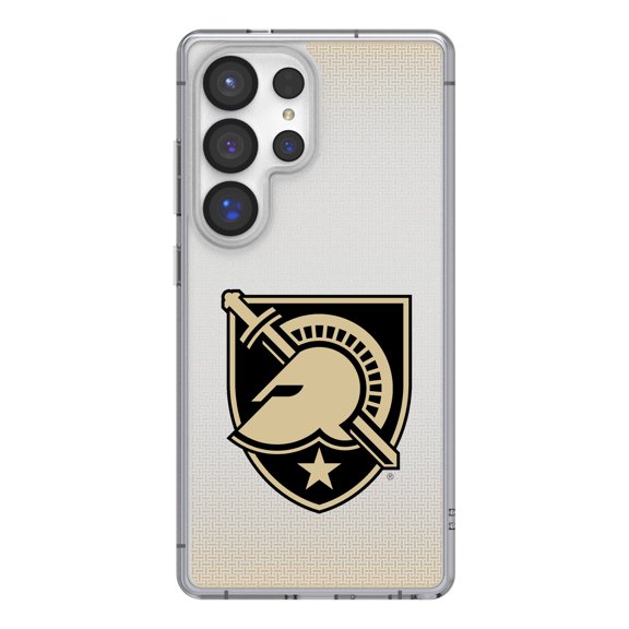 Army Black Knights Linen Logo Galaxy Clear Case