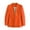 Orange, variant on Women's Shawl Collar Long Sleeve Jackets Business Cropped Blazer