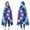 Colorful Tie Dye, variant on Wearable Blanket,Colorful Tie Dye Mandala Pattern Hooded Wearable Flannel Blanket for Adults & Teens,Winter Poncho Shawl Wrap Cape Cozy Anti-Pill,50"x60"