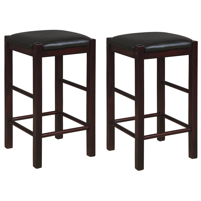 Riverbay Furniture Bar Stool Black, How Much Space For 2 Bar Stools