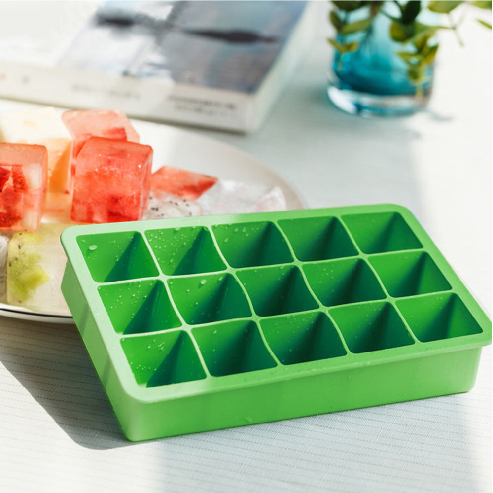 Food Grade Silicone Ice Cube Tray 14 Grids Ice Cube Mold Small Ice Maker - image 5 of 7