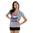 thumbnail image 4 of Loud Proud Dominican Heritage Pride Womens Slim Fit Graphic Tee Brisco Brands S, 4 of 5