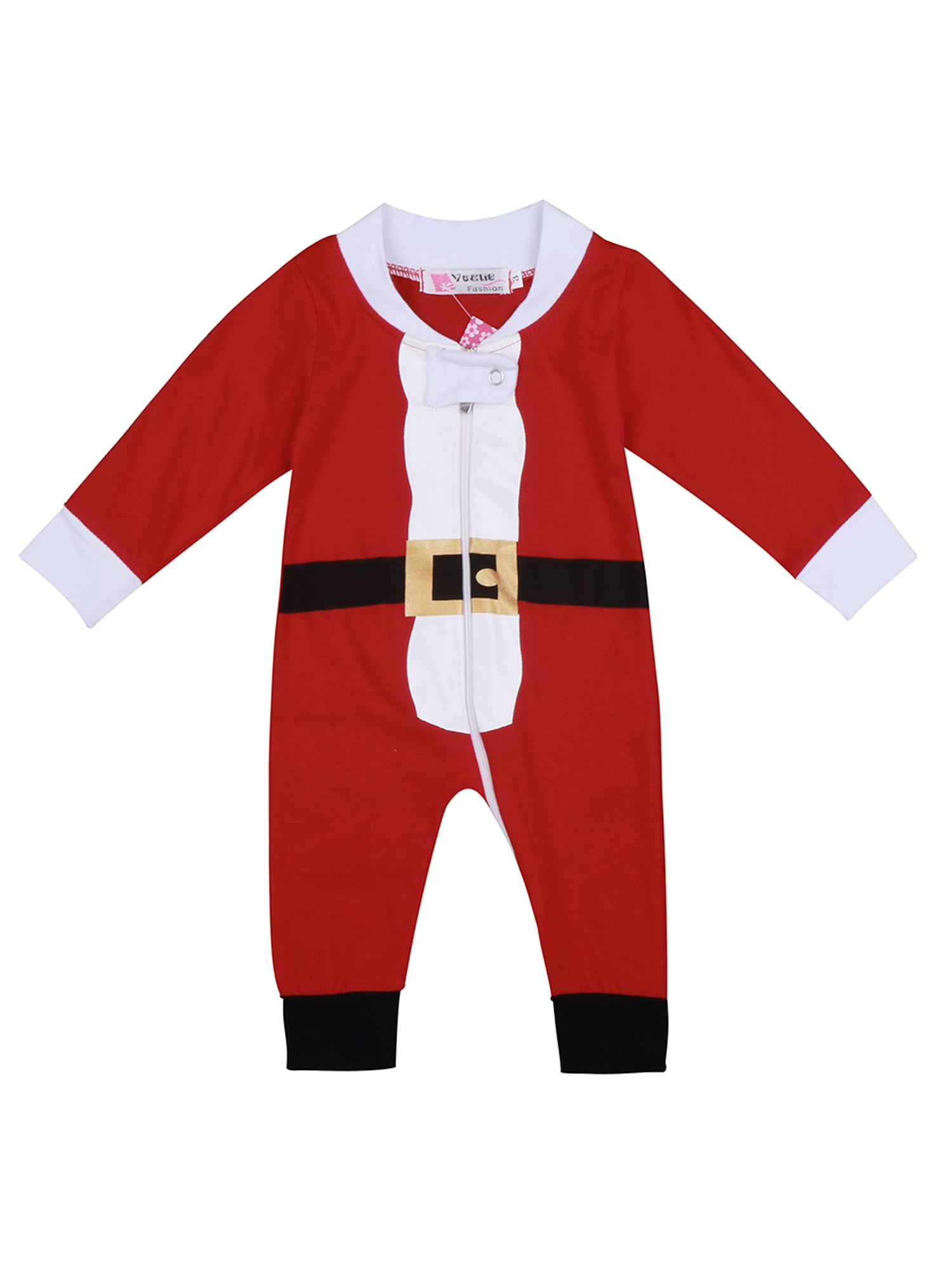 Details about   Carters Baby Boy 2PC Santa/Christmas Footed Pajamas & Hat Sleep & Play NB~NEW 