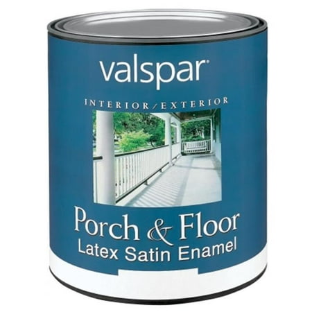 Valspar Self Priming Latex Satin Porch & Floor (Best Paint For Concrete Porch Floor)