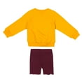 thumbnail image 2 of Girls Toddler Colosseum  Gold/Maroon Minnesota Golden Gophers Beta Fleece Sweatshirt and Shorts Set, 2 of 2