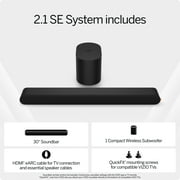 VIZIO 2.1 Soundbar SE, Wireless Subwoofer with Dolby Atmos, DTS:X, Bluetooth (V210X-08)