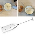 thumbnail image 4 of Hand blender, milk aerator, immersion mixer, wireless foam manufacturer usb rechargeable small blender handheld, stainless steel whisk, 4 of 9