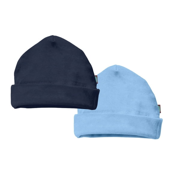 Boys and Girls Soft Cotton Beanie Hat 2-Pack