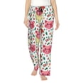 thumbnail image 1 of Balery Christmas Cute Pigs Pantalones de pijama para mujer, pijamas ultraligeros, pantalones de estar por casa-X-Large, 1 of 6