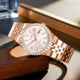 thumbnail image 4 of SKMEI Watches for Men,Luxury Round Big Face Business Dress Analog Quartz Mens Wristwatch Gifts for Men, 4 of 5