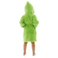 thumbnail image 4 of Animal Plush Soft Hooded Terry Bathrobe,Dino Green,XL(10-12 Years), 4 of 4