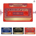 thumbnail image 2 of 2026 Graduation Retro Tape Audio Message Book And Luminescent LED Graduation Cap Puzzle Card 300 Second Recording Memory Box, 2 of 9