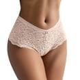 thumbnail image 3 of vigerkar Womens Underwear Sexy Lace Panties Stretch Soft Ladies Hipster Briefs Underwear Khaki, One Size, 3 of 7