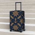 thumbnail image 5 of Anchor Steering wheel Rope vintage Luggage Cover Anti Scratch, Elastic Suitcase Protector Suitcase Covers for Luggage Fits 18-32 Inch Luggage, 5 of 5