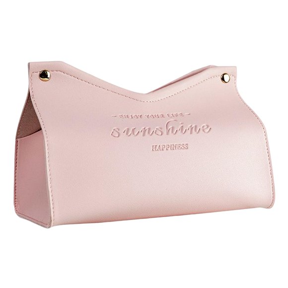 Soporte moderno Macarena Servilletero de escritorio Rosa 22x128x14cm