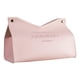 thumbnail image 1 of Elegante porta pañuelos triangular de cuero sintético para el rostro. Rosa 22x128x14cm, 1 of 7