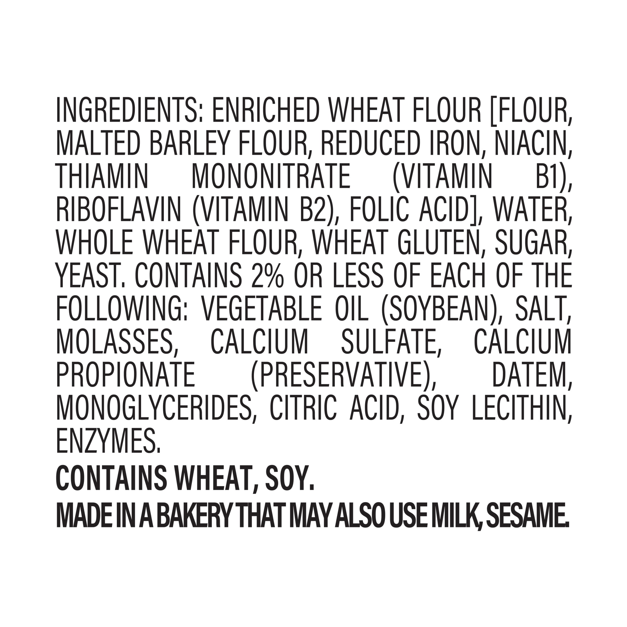Mother's Split Top Wheat Bread, 24 oz, Wheat Bread, Bag