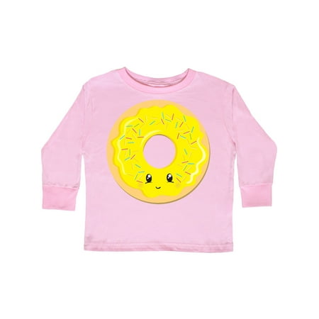 

Inktastic Yellow Donut Gift Toddler Boy or Toddler Girl Long Sleeve T-Shirt
