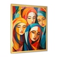 thumbnail image 2 of Designart "Islam Prayer Culture in Yellow and Orange VI" Spiritual Framed Wall Art - Global Yellow Islam Living Room Framed Canvas Art, 2 of 6