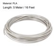 thumbnail image 2 of 3D Pen Filament Refills,16Ft 1.75mm PLA Filament Refills,Dimensional Accuracy +/- 0.02mm,for 3D Printer,Grey, 2 of 4