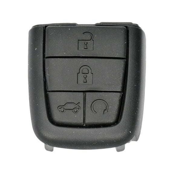KarParts360 For Pontiac G8 2008 2009 Keyless Remote Case | Plastic Material | Black | Remote Start/Lock/Unlock And Trunk Button Functions | 4 Buttons | Replacement For 92245050