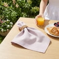 thumbnail image 5 of REGALWOVEN Set of 12 Cloth Napkins, Cotton Washable and Reusable Table Dinner Napkins for Restaurant, Weddings, Events Khaki 16x16inch, 5 of 6