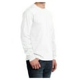 thumbnail image 4 of Yellow Rooster Men's Long Sleeve Core Cotton Tee White 2XL, 4 of 6
