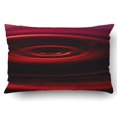 thumbnail image 1 of RYLABLUE Macro Photo Of The Rings In Water Red And Black Colors Pillowcase Pillow Cushion Cover 20x30 inch, 1 of 1