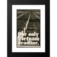 thumbnail image 2 of Anonymous 13x18 Black Modern Framed Museum Art Print Titled - Our Only Vietnam Deadline (1965-1975), 2 of 5