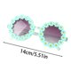 thumbnail image 2 of Gafas De Sol Redondas Con Flores, Adecuadas Para Niñas Pequeñas. Gafas Bonitas Con Forma De Flor, 400 Para Niñas Y Niños Que Juegan En La Playa., 2 of 3