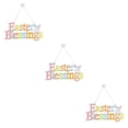 thumbnail image 4 of Advancent 1 Juego de decoraciones para puertas, diseño de letras de primavera de conejo de madera, suministros para fiestas, de Pascua sin rebabas, Type1 NO1 Advancent CBP220946, 4 of 6