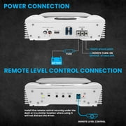 Lanzar Waterproof 1000W Slim Marine Subwoofer, 3 in, White