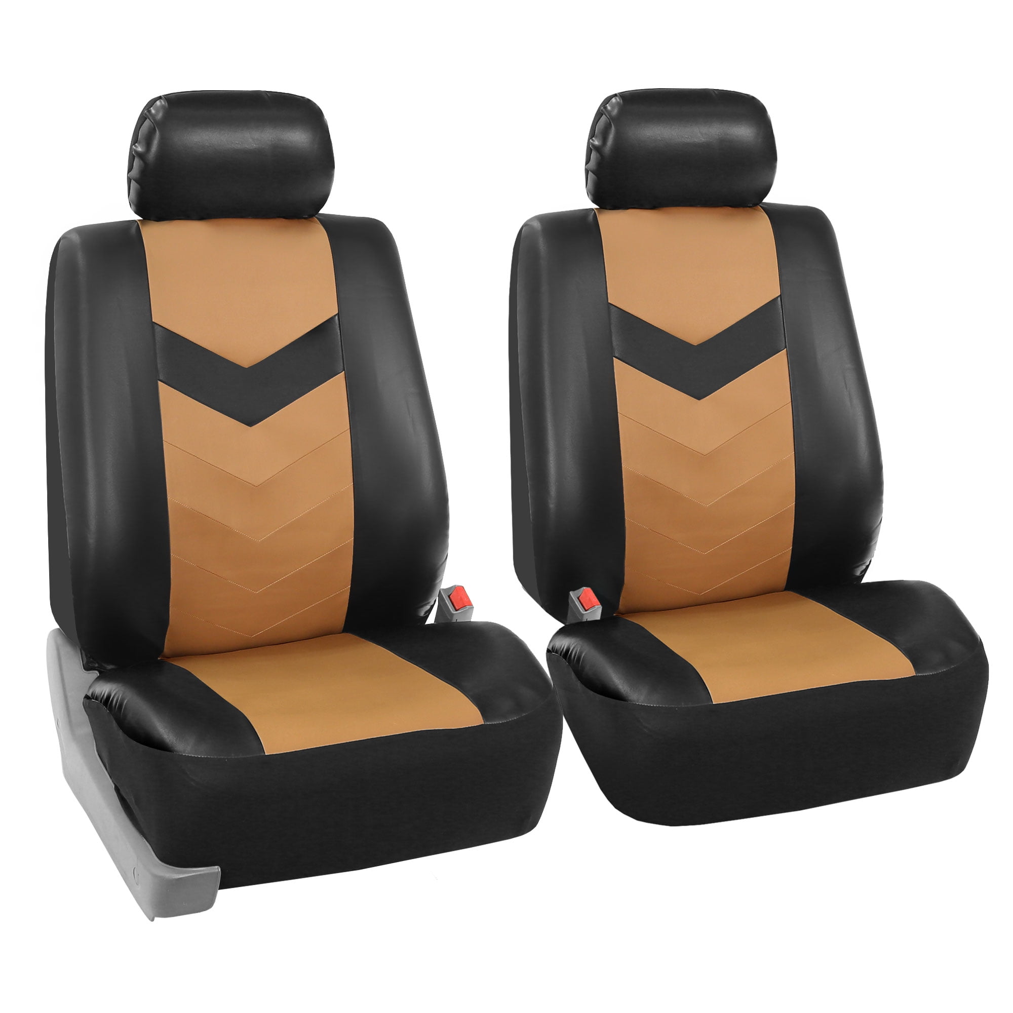 Black Beige Mat Steering Wheel Cover Auto Interior Set Car
