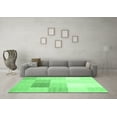 thumbnail image 3 of Ahgly Company Indoor Rectangle Abstract Emerald Green Contemporary Area Rugs, 2' x 5', 3 of 4